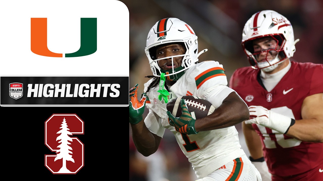Miami Hurricanes vs. Stanford Cardinal | Full Game Highlights | ESPN College Football