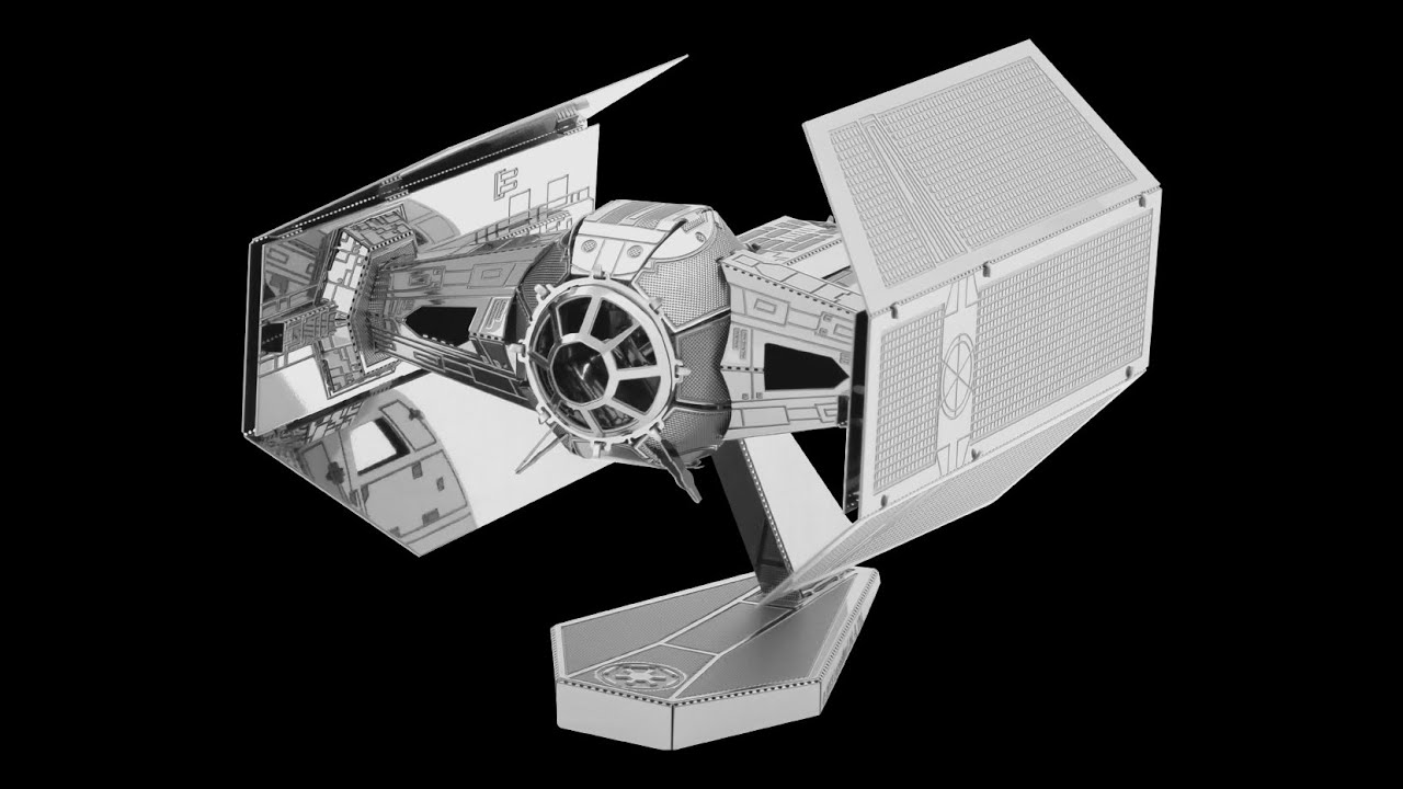 Star Wars Darth Vader's Tie Fighter 3D Metal Model Kit