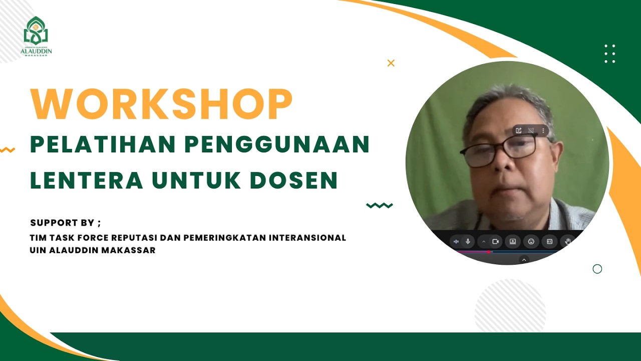 Workshop Penggunaan Lentera UIN Alauddin Makassar