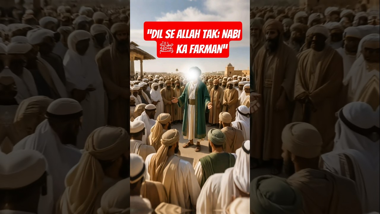 &ldquo;Dil Se Allah Tak: Nabi ﷺ Ka Farman&rdquo; #shortsfeed #nabi #short