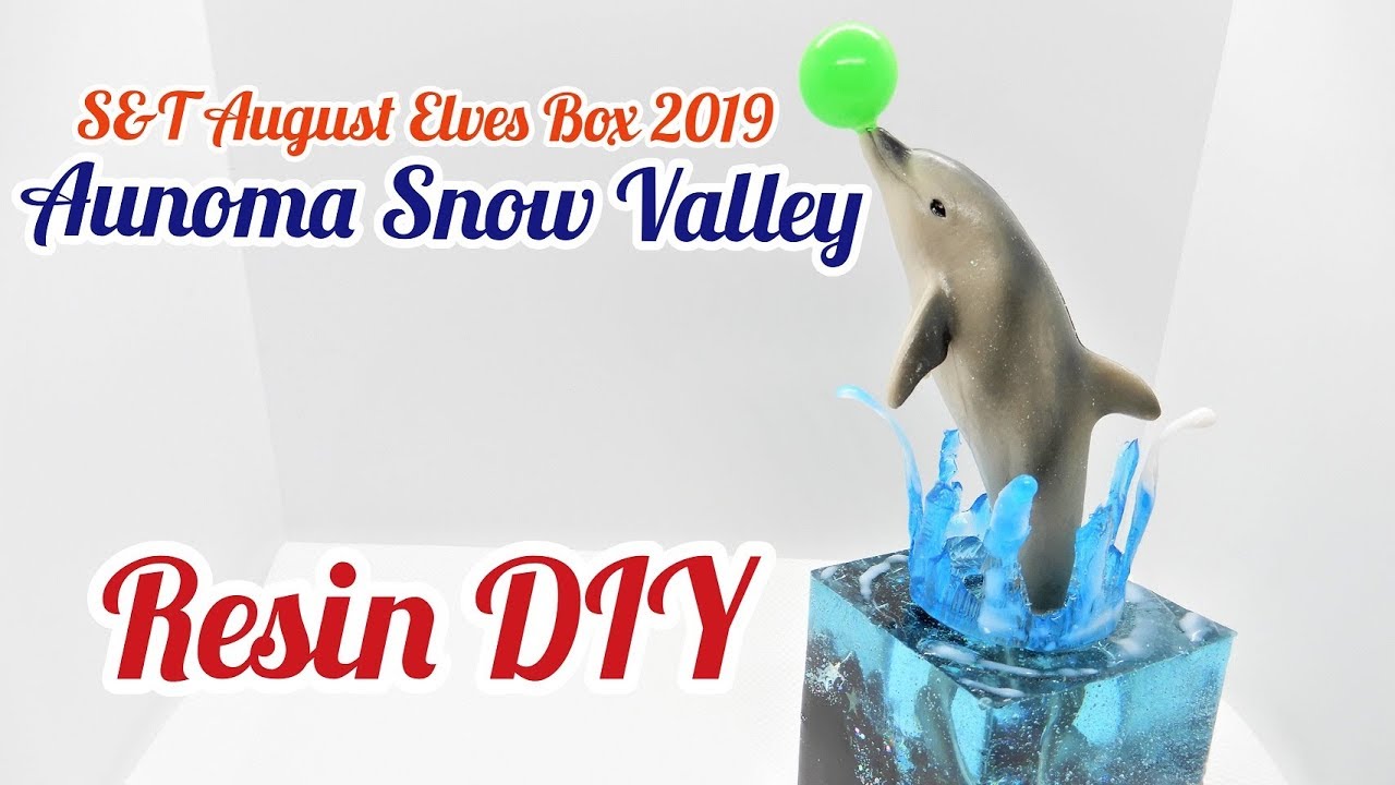Resin DIY Aunona Snow Valley S&T August Elves Box 2019