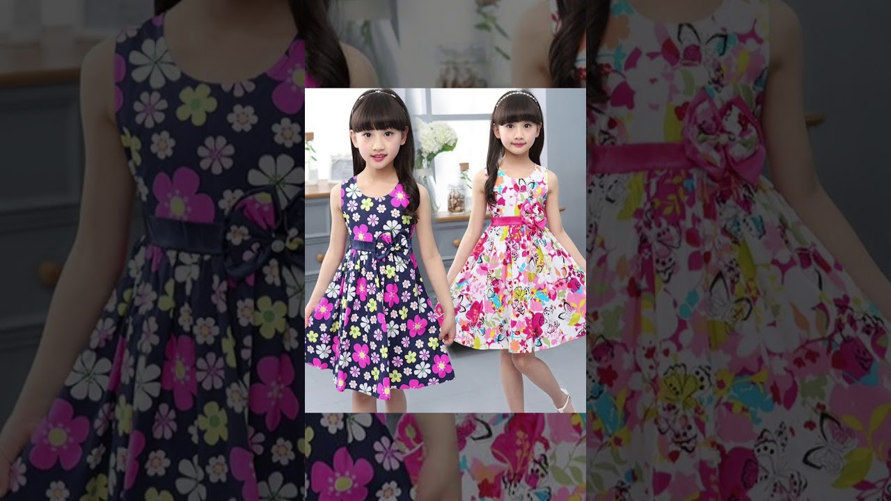 Robe fillette 2019 صيفية
