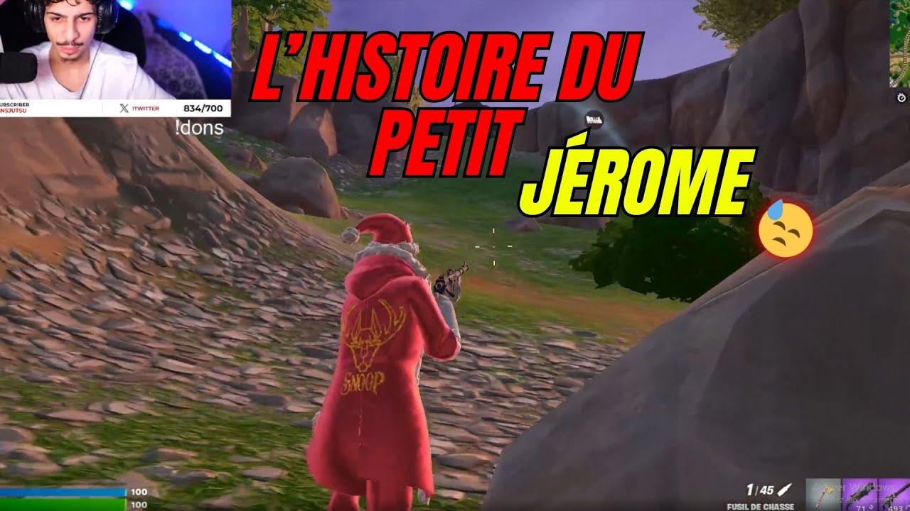 L’HISTOIRE DU PETIT JÉRÔME 🥲❤️ Mehditdonc le réconforte ❤️ #mehditdonc #fortnite