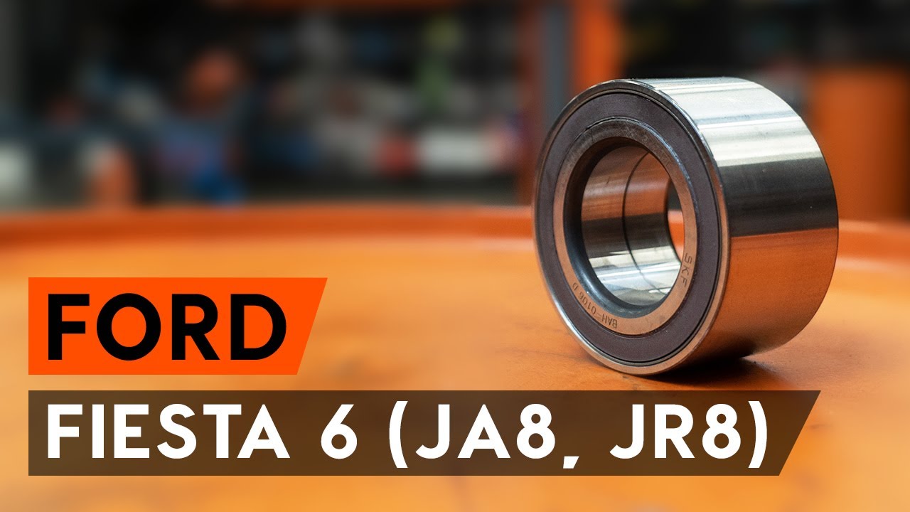 How to change front wheel bearing / front hub bearing on FORD FIESTA JA8 [TUTORIAL AUTODOC]