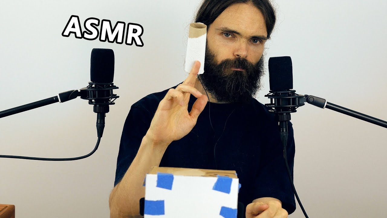 ASMR français : Tête binaurale, papier WC et triggers d'estomac