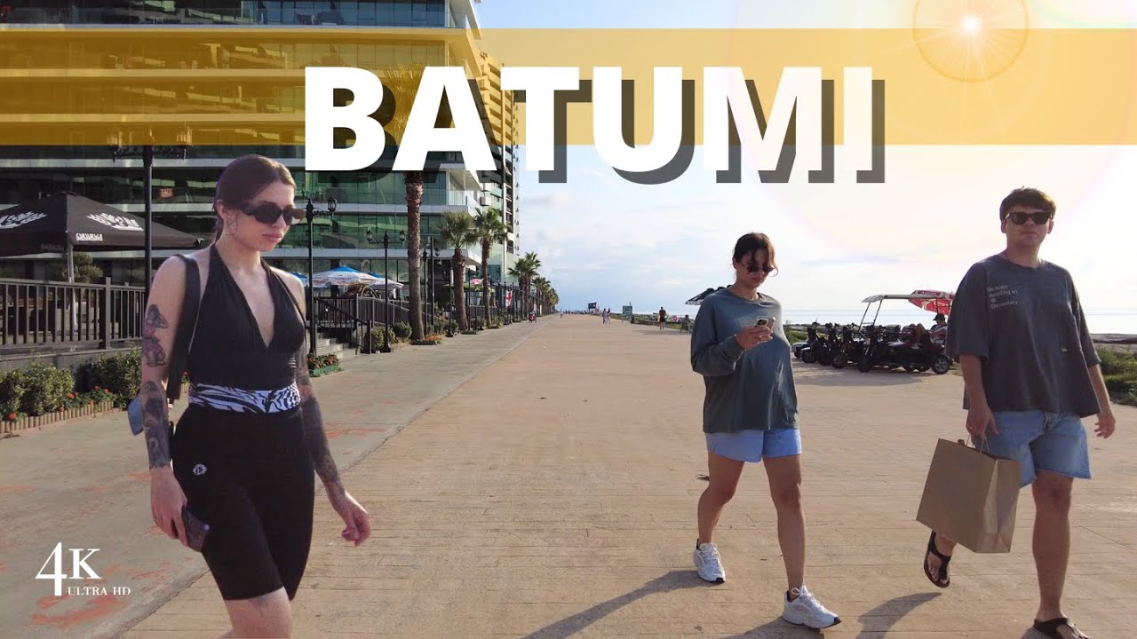 🇬🇪 4K HDR  |  Batumi 2025 Seafront Promenade Walking Tour