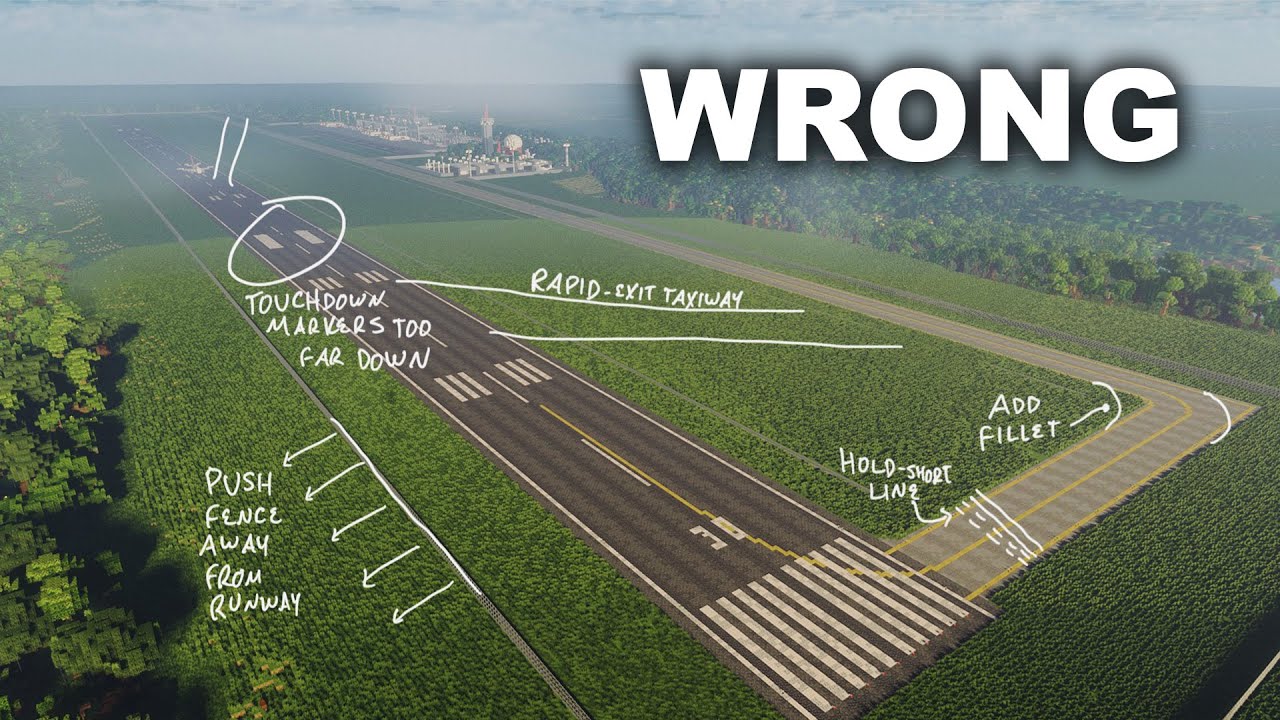 Airport Planner Roasts your Minecraft Airports