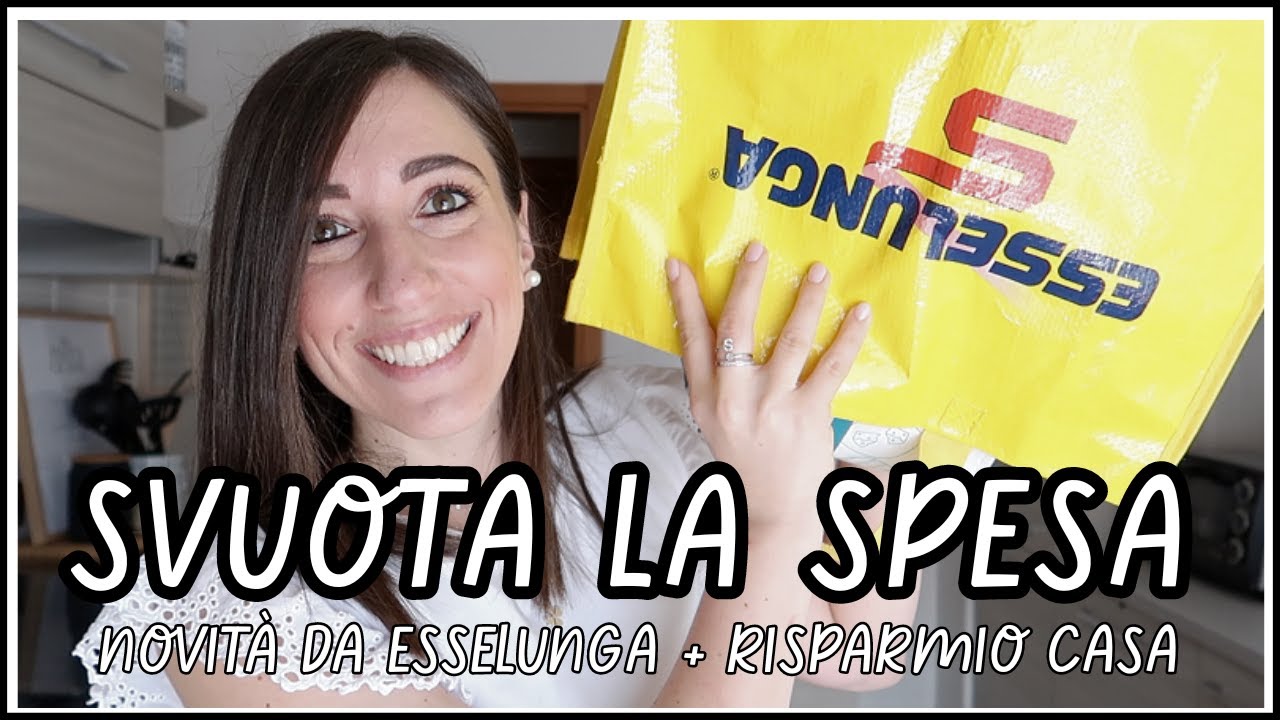 SVUOTA LA SPESA  🛒 | Ho scovato delle novità 😮| ESSELUNGA e RISPARMIO CASA