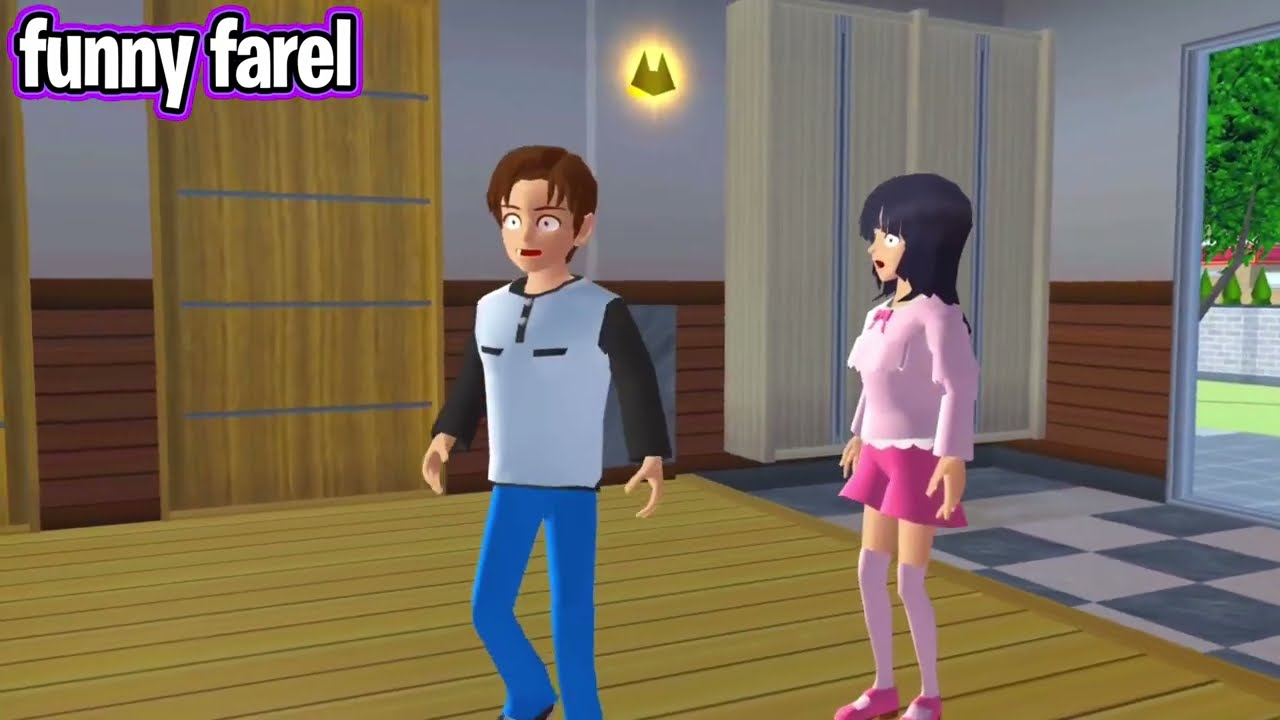 yuta mio kaget hantu PETA PETA masuk ke dalam rumah! | SAKURA SCHOOL SIMULATOR