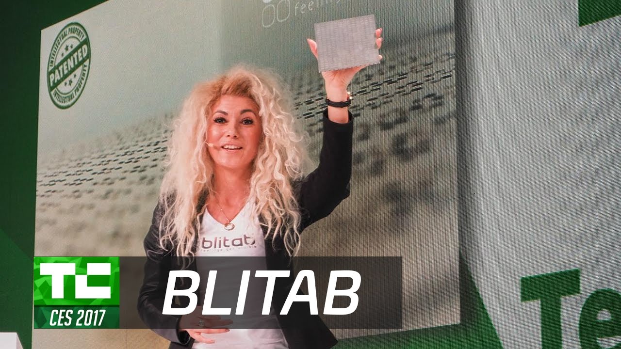 BLITAB: Планшет для слепых на выставке CES 2017