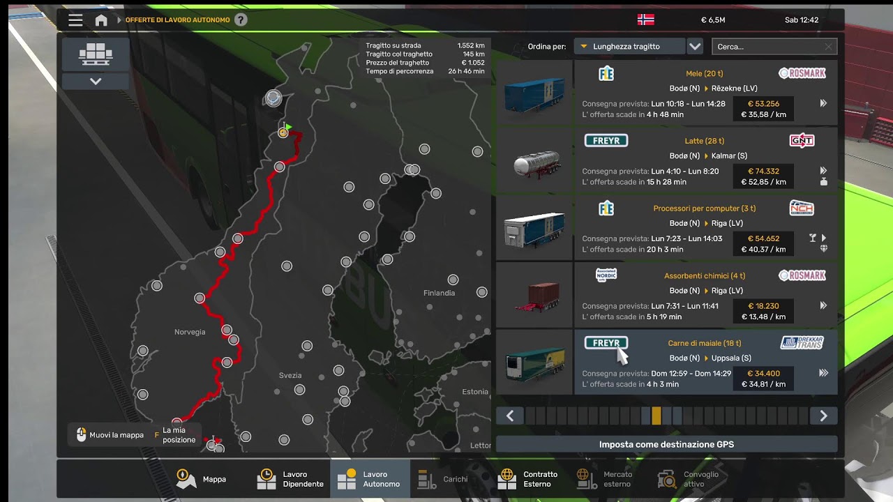 Euro Truck Simulator 2 ( servizio pullman )