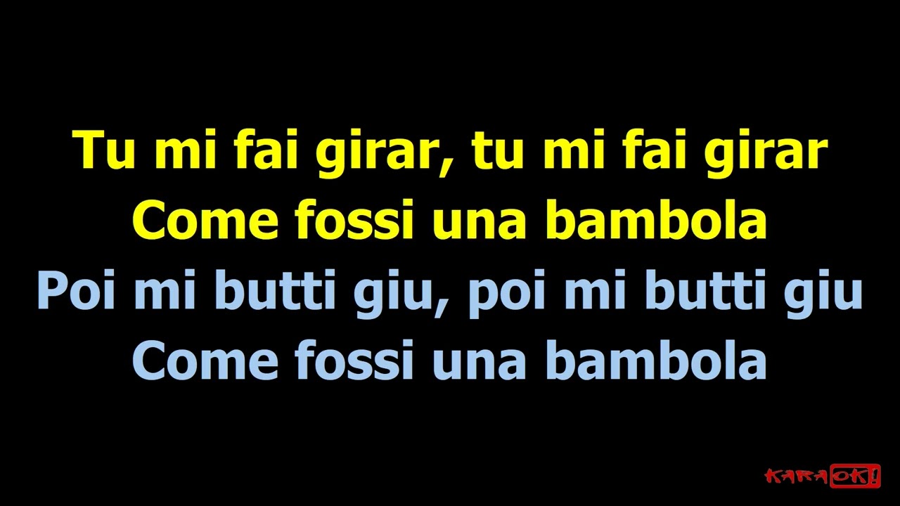 La Bambola Patty Pravo Remix Dance (Karaoke Version)