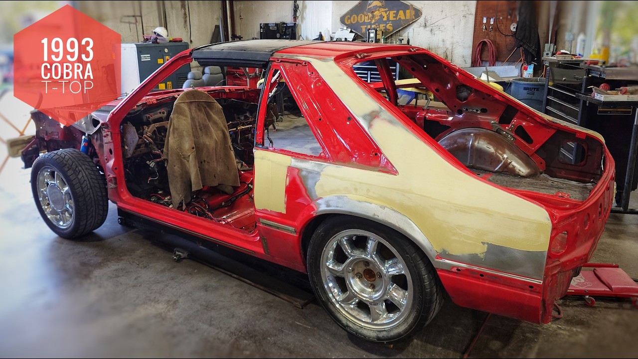 Переделка T-Top на Cobra Foxbody Mustang 1993 года = 1 из 1