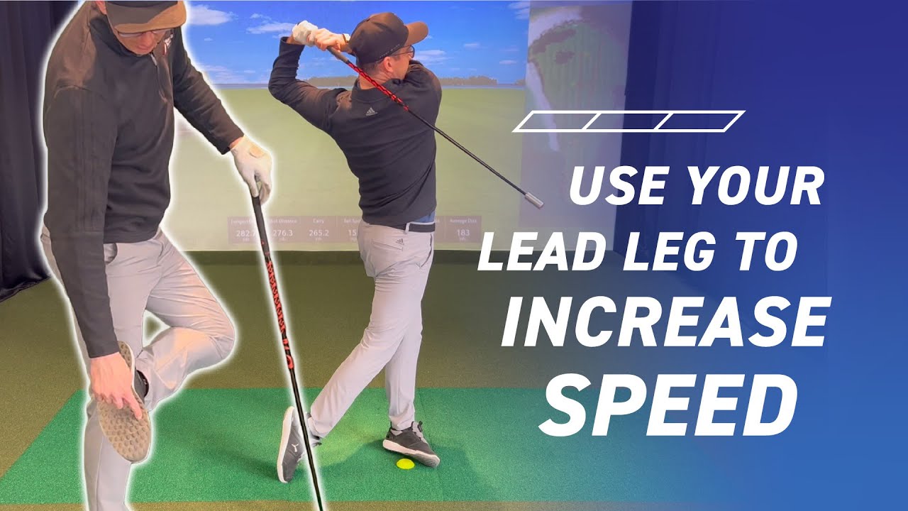 Use Your Lead Leg to Increase Speed and Power | Golf Ground Force Drill