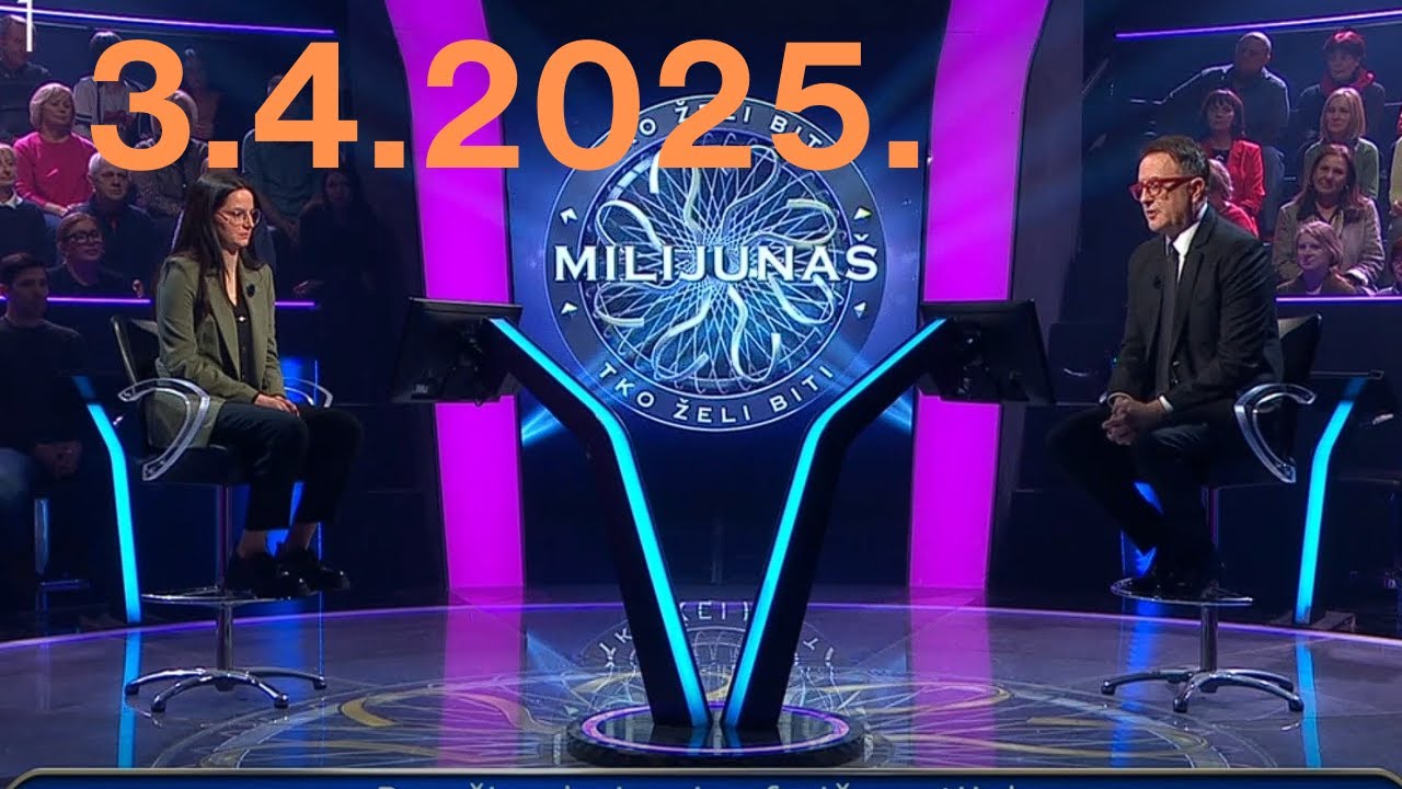 Tko želi biti milijunaš - 3.4.2025.