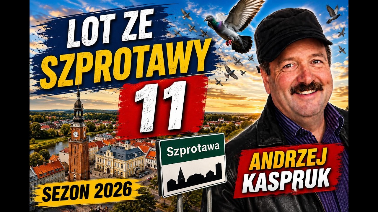 Konkurs ze Szprotawy 11 🕊️ | Start gołębi pocztowych