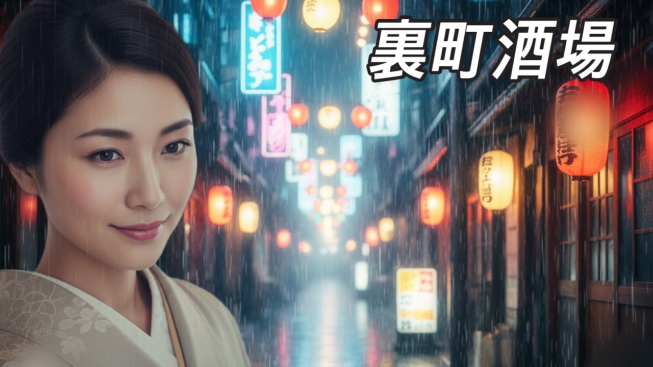 裏町酒場 (우라마치 사카바) 뒷골목 주점 - 藤あや子 후지 아야코 / 한글발음 가사 번역