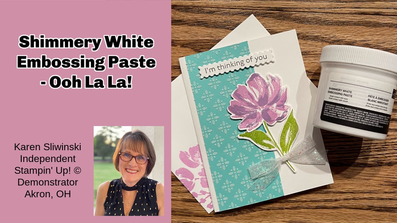 Shimmery Embossing Paste - Ooh La La!