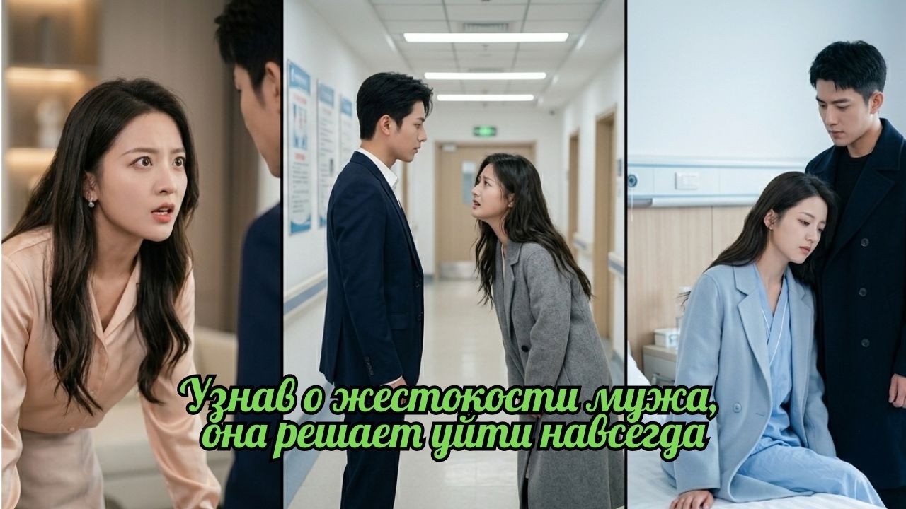 Узнав о жестокости мужа, она решает уйти навсегда #драма #романтика #жестокиймуж #разрыв