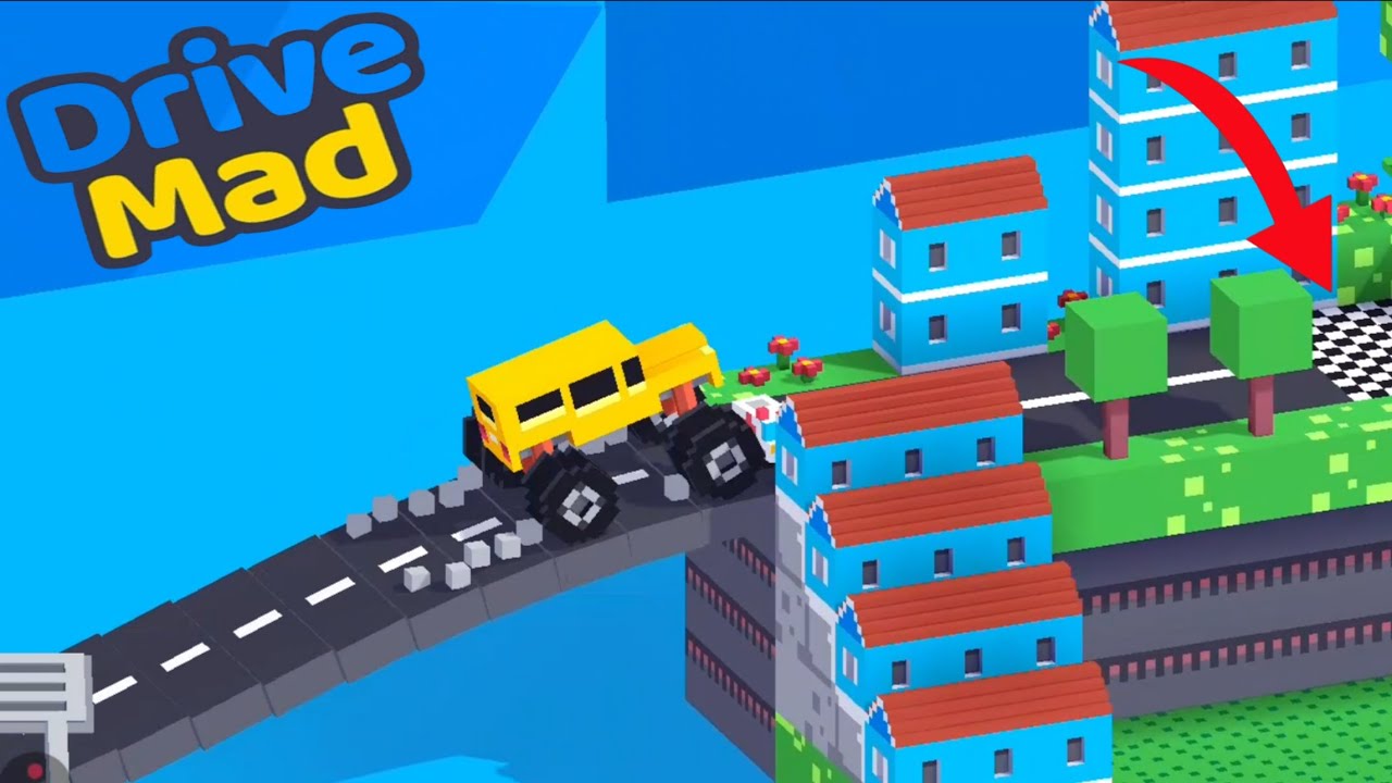 Drive Mad All Level GamePlay Walkthrough EPN 8#fancade #racing #gameplay