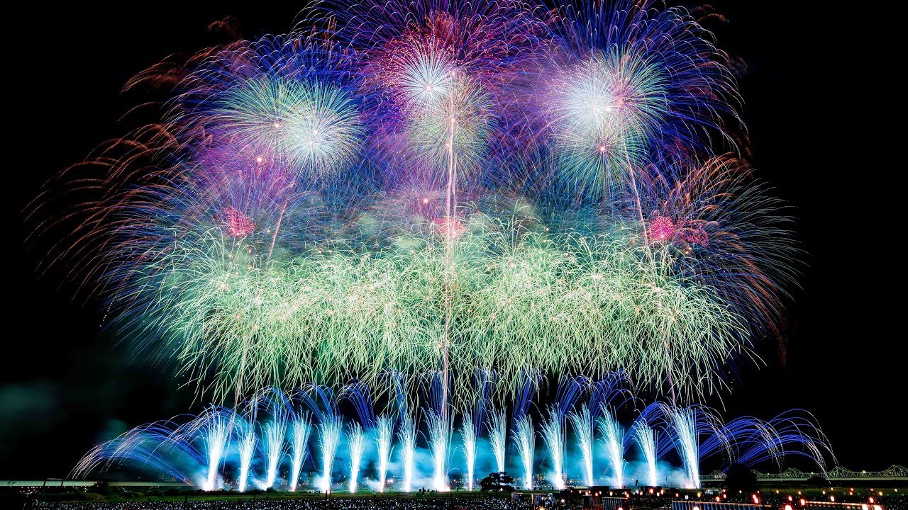 長岡花火 天地人花火  Nagaoka Fireworks Festival Japan