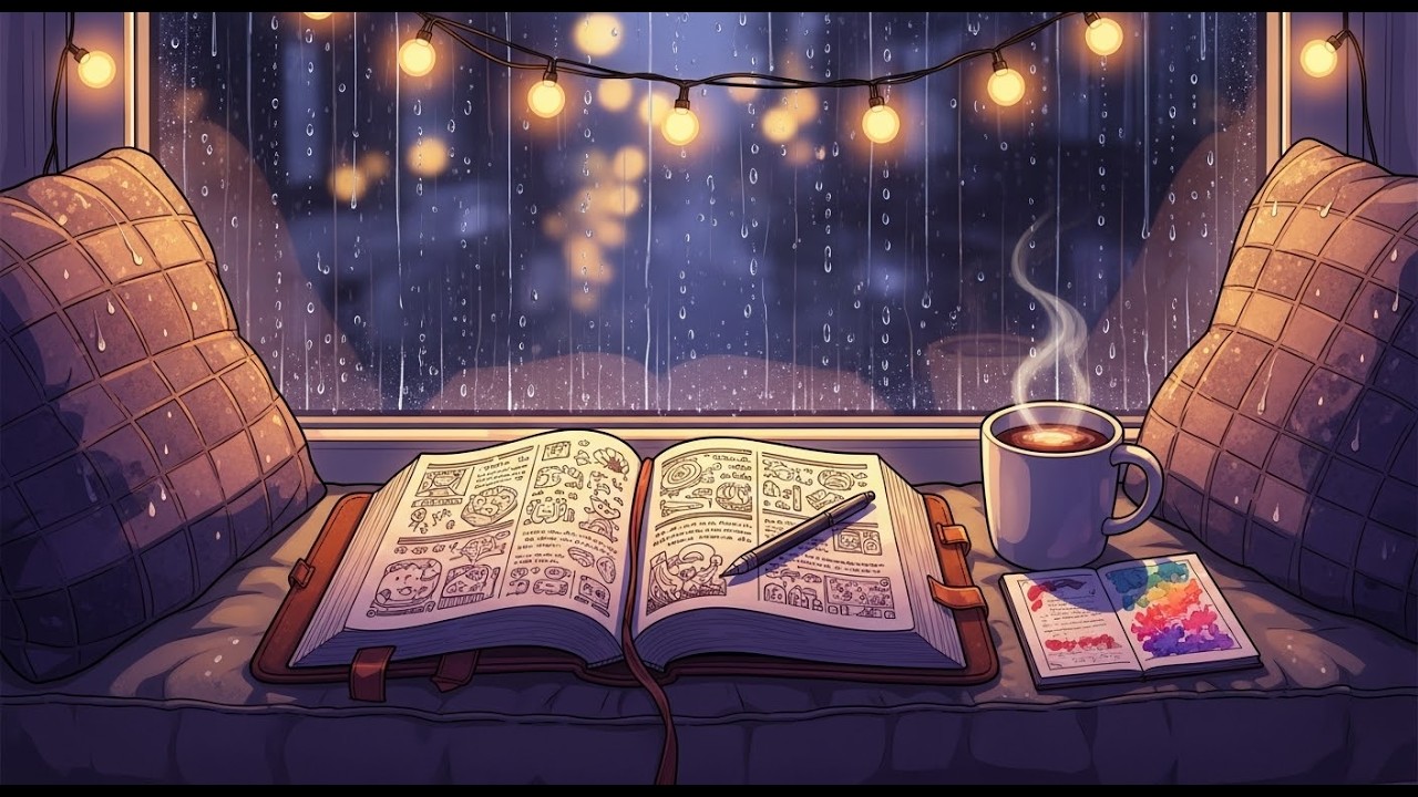 Rainy Day Devotionals 🌧️ Lo-fi Acoustic Melodies for Peaceful Prayer & Bible Margin Art