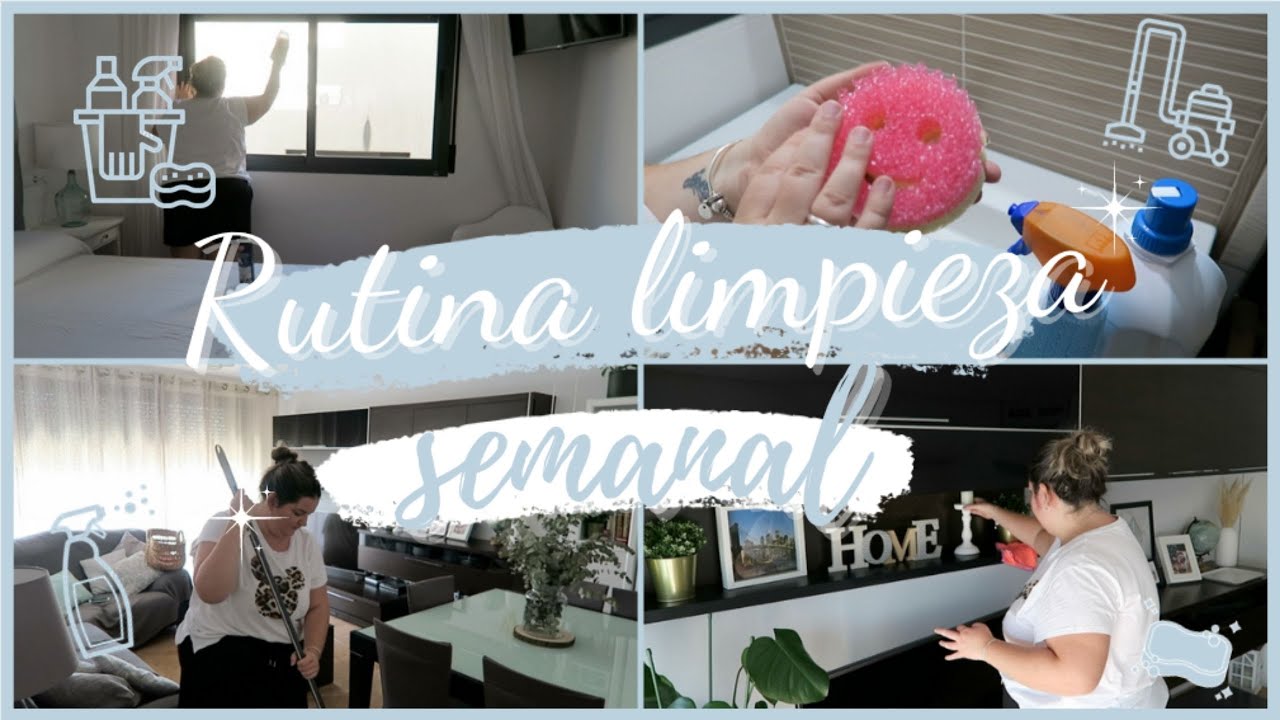 🧺 RUTINA DE LIMPIEZA SEMANAL 🧹 + LIMPIEZA MICROONDAS ¡LIMPIA CONMIGO! 🧼