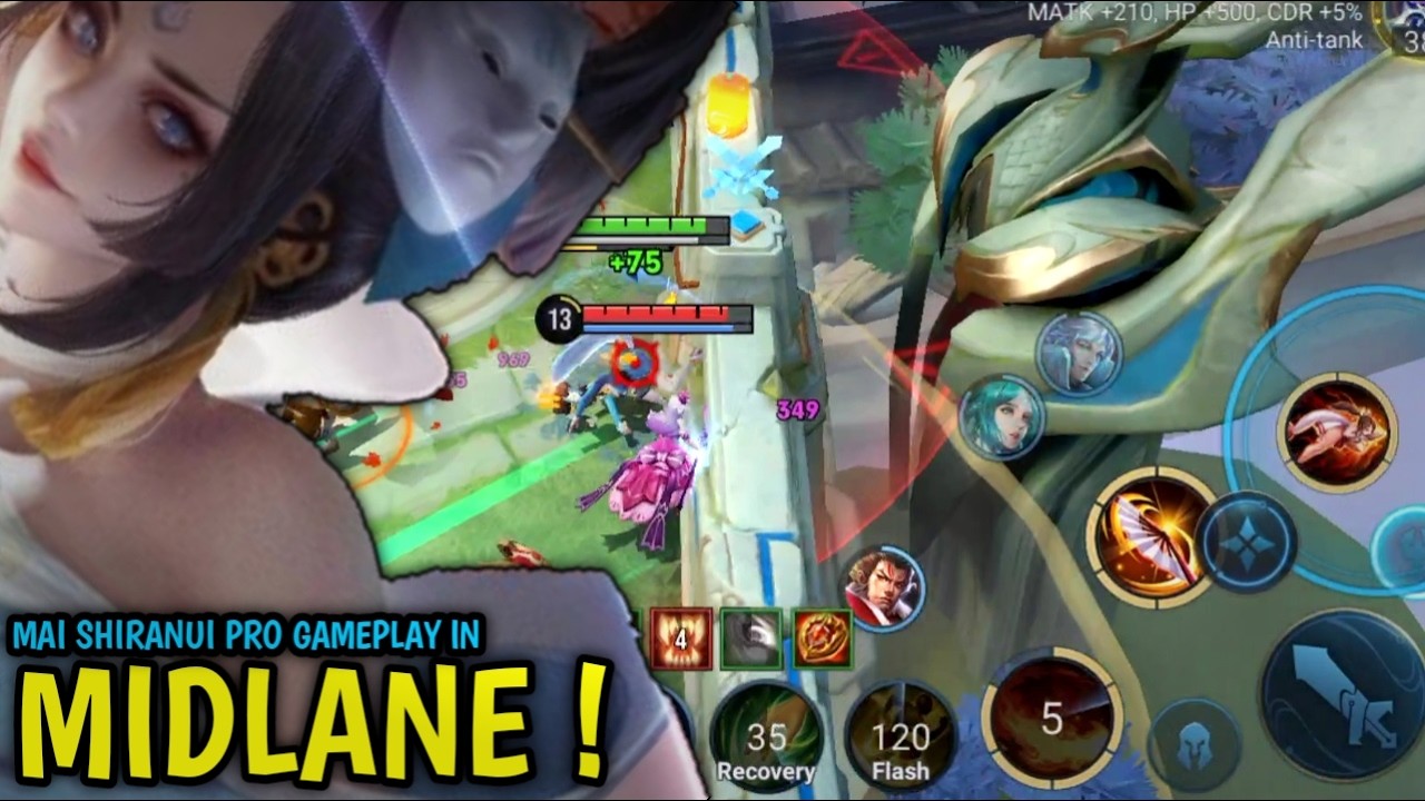 Honor Of Kings : Mai Shiranui Pro Gameplay | Aggressive Gameplay Mai Shiranui - HOK