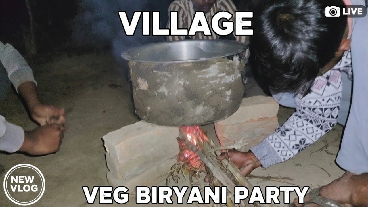 Veg Biryani Party with My Best Friends! 🥳 | Village Life
