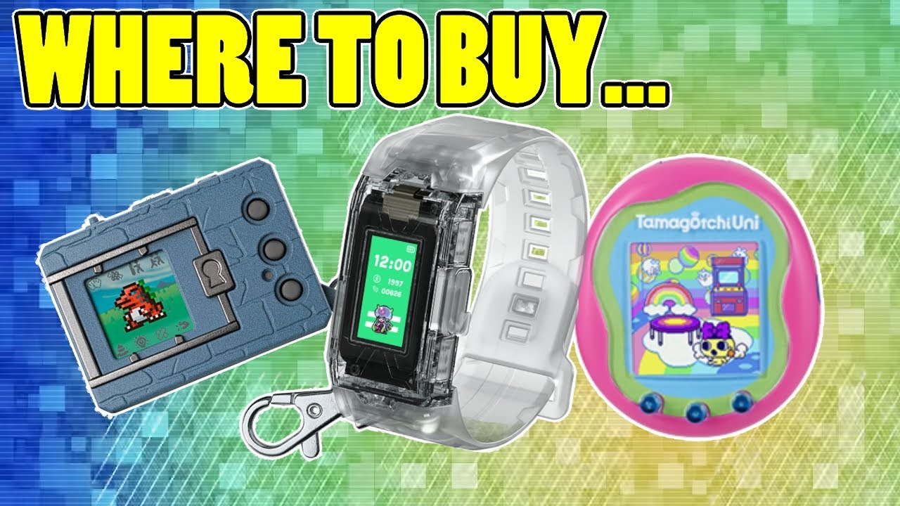 Where to Buy Digimon Merchandise and Virtual Pets (+ Tamagotchi Too!)