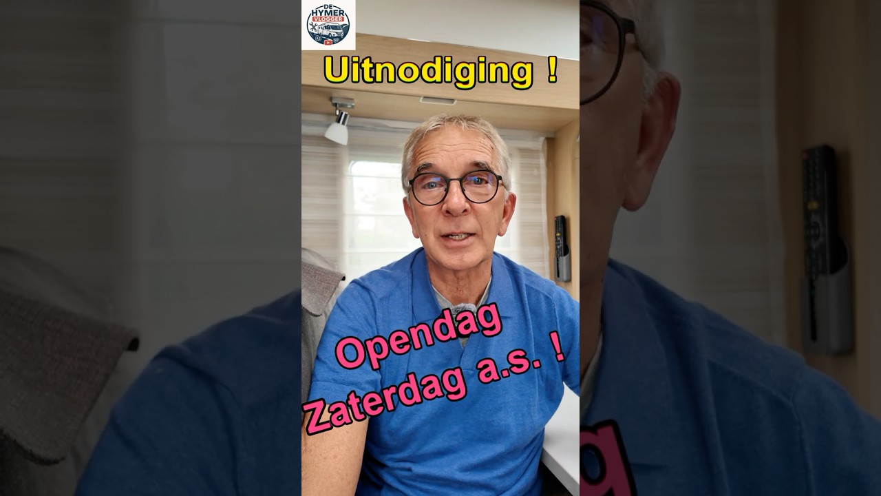 Uitnodiging Opendag zaterdag 13 september #kamperen