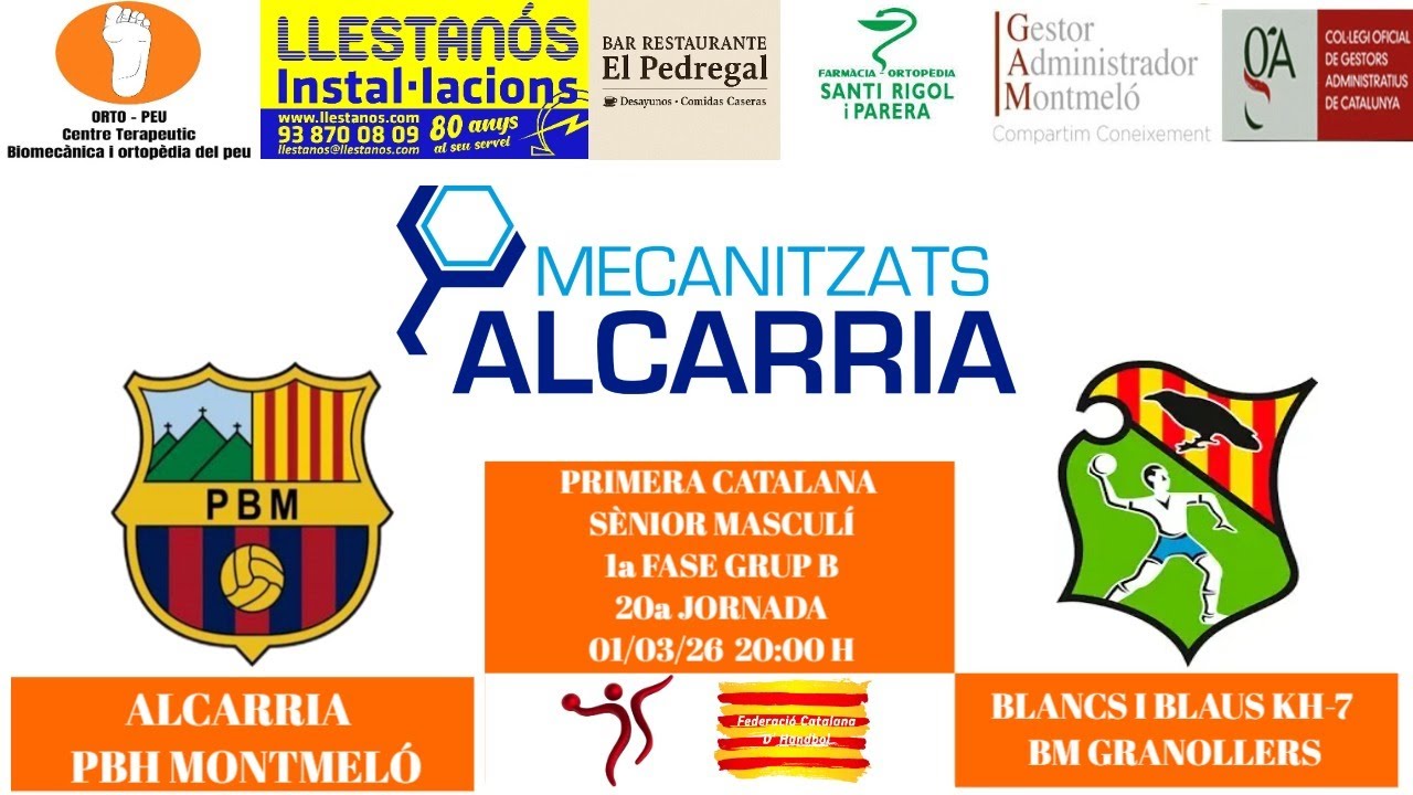 Alcarria PBH Montmeló - Blancs I Blaus KH-7 BM Granollers