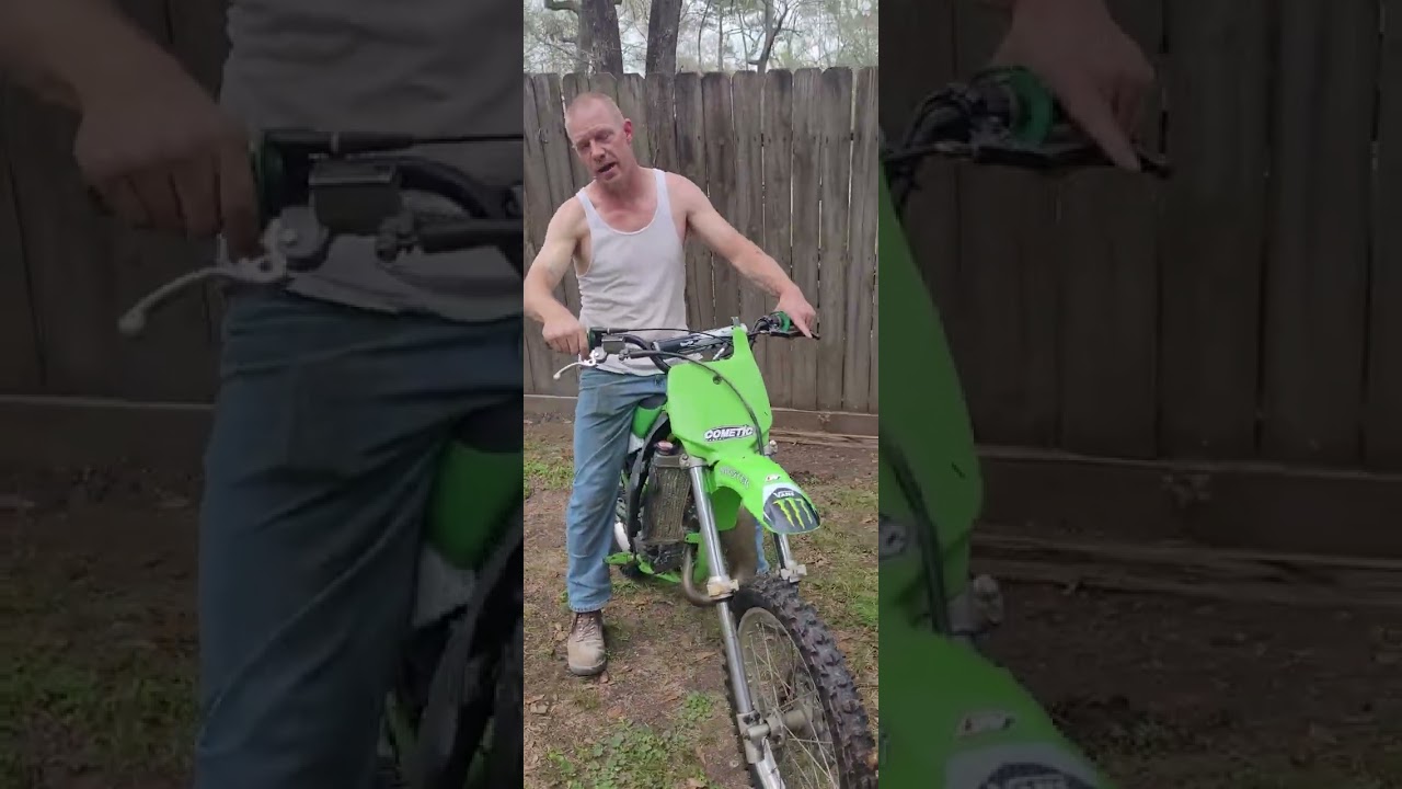 Мы раздобыли ещё один Kawasaki #2-тактный #мотоциклдлявнедорожника