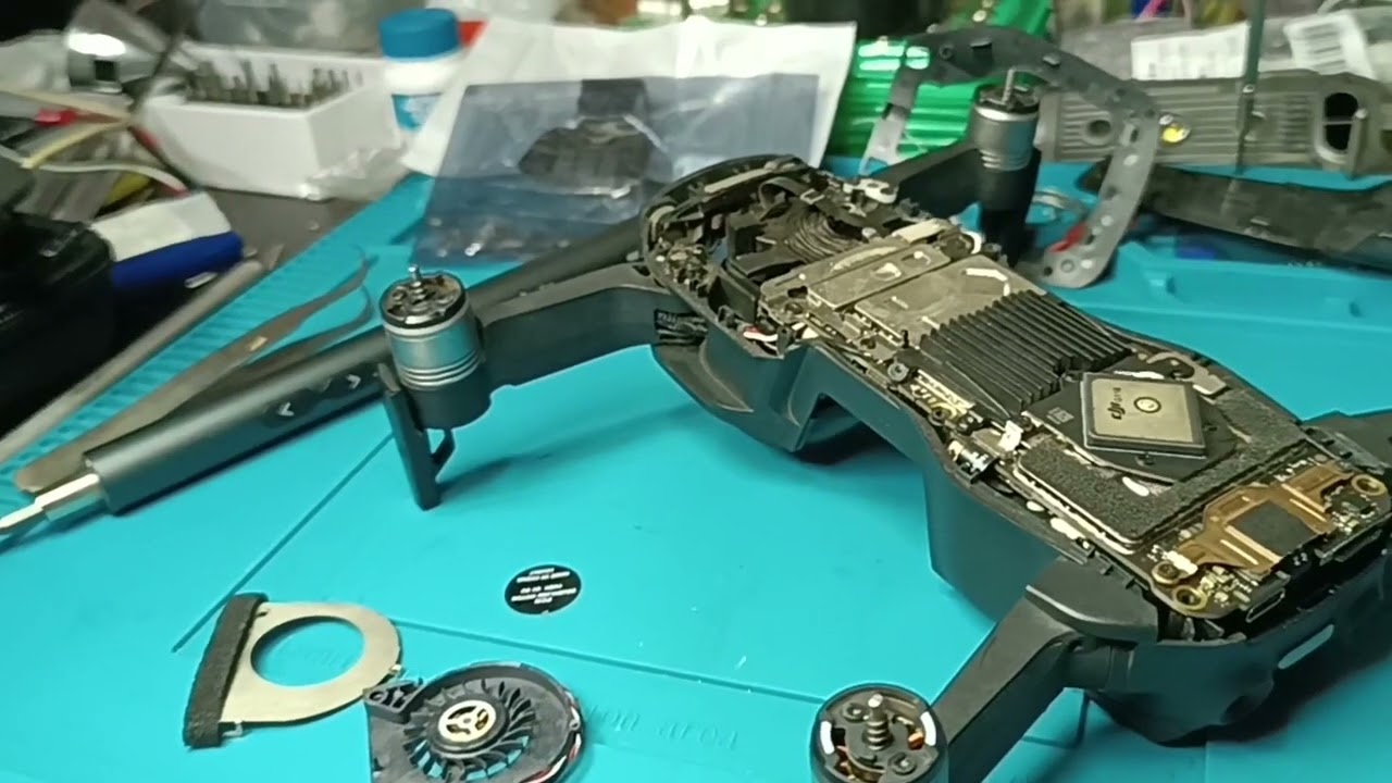 Mavic Air do cliente Daniel não funcionava o cooler e com erros, não voava mais.