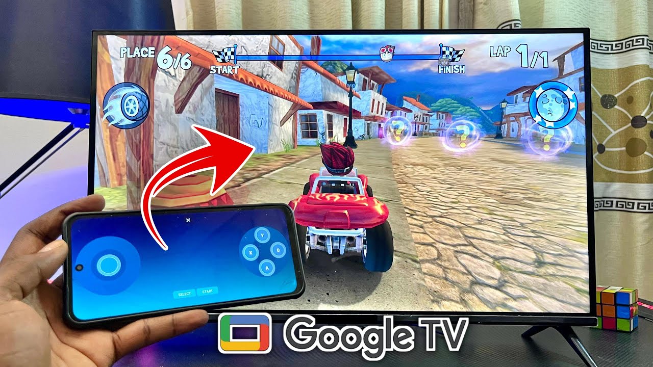 How to Use Phone as Gamepad for Google TV!