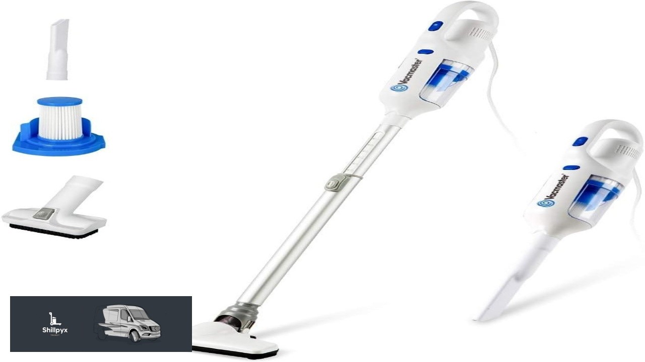 Vacmaster Corded Stick Vacuum Cleaner 2 in 1 Ultra Lightweight 14Kpa Power Suction