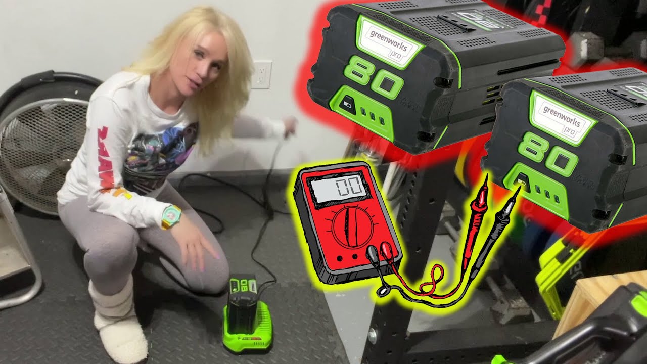 Rechargeable battery repair Fix Blower dead battery solution - Power Tool Greenworks lithium