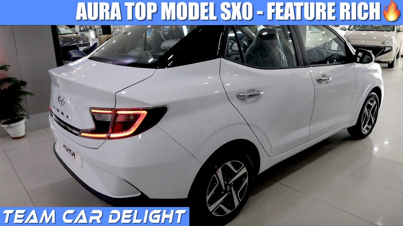 Hyundai Aura SXO Top Model Detailed Walkaround,On Road Price | Aura Top Model BS6