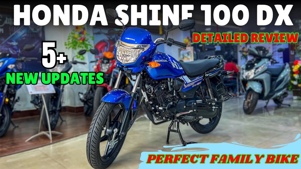 2025 Honda Shine 100 DX Review | Mileage, Features, & Performance