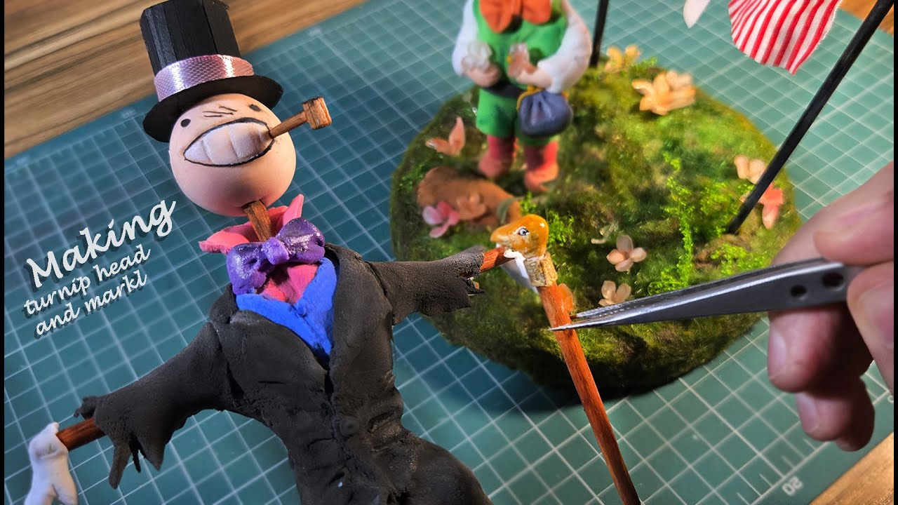 Making turnip head and markl from Howl's moving castle