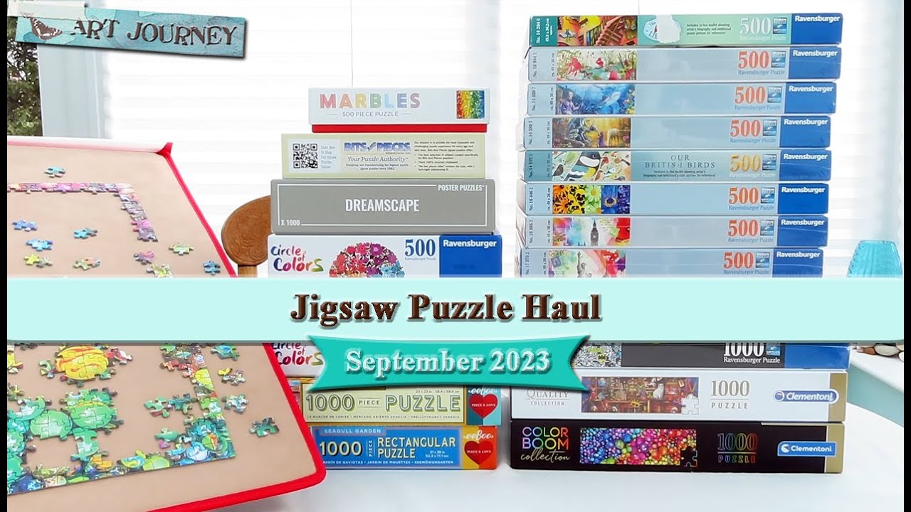 Huge Jigsaw Puzzle Haul  ||  Puzzles I bought in September 2023 (inc Birthday Gifts!)