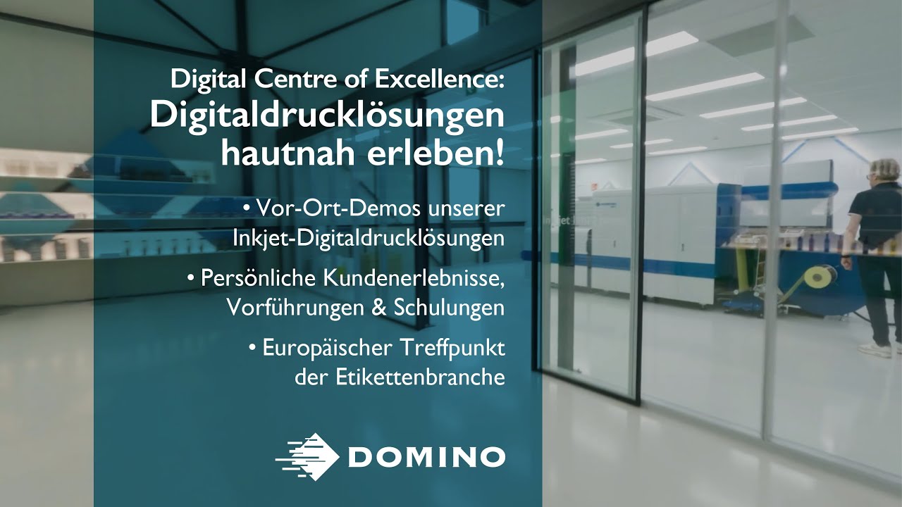 Erlebe Digitaldruck LIVE im Domino Digital Centre of Excellence | Domino Deutschland