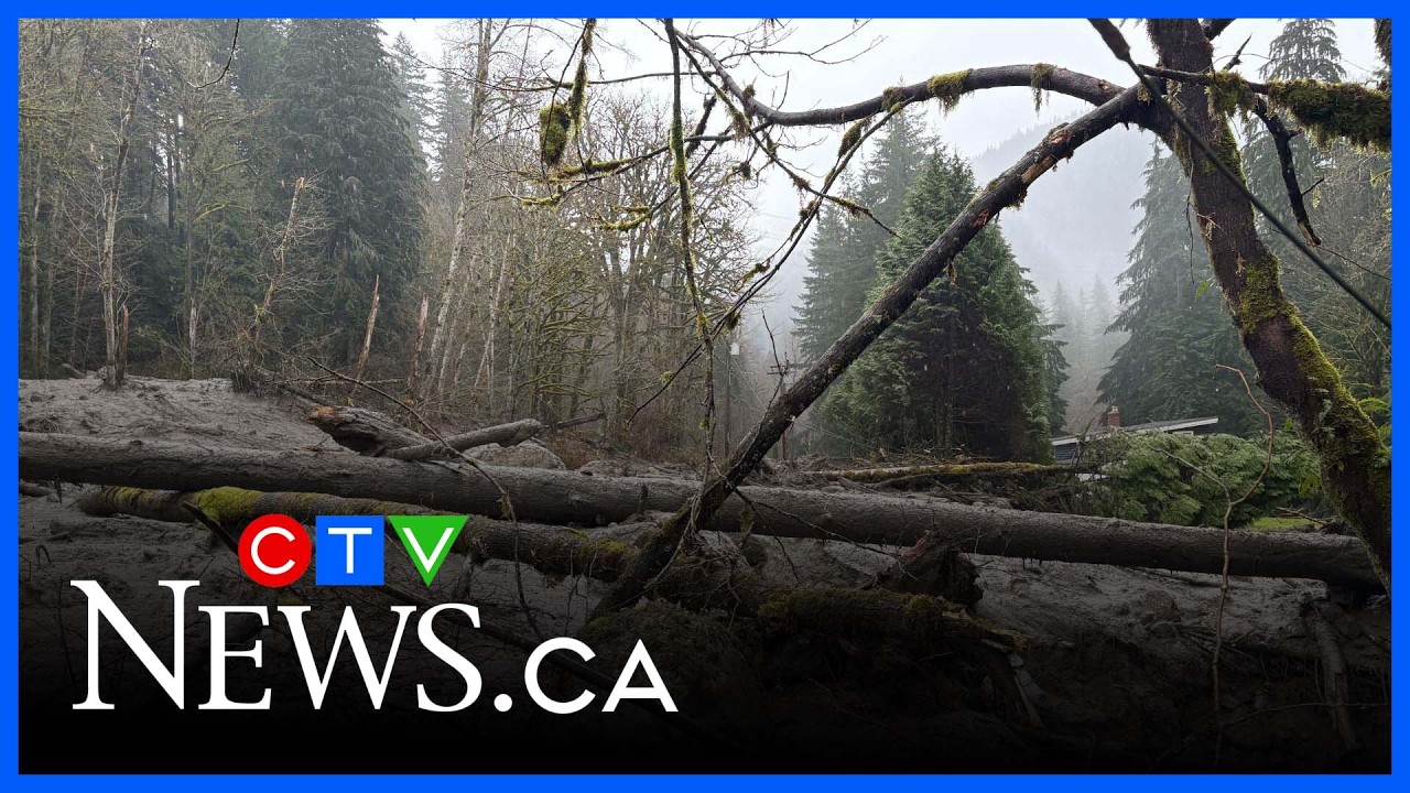 Dramatic rescue after landslide leaves residents trapped in metro Vancouver