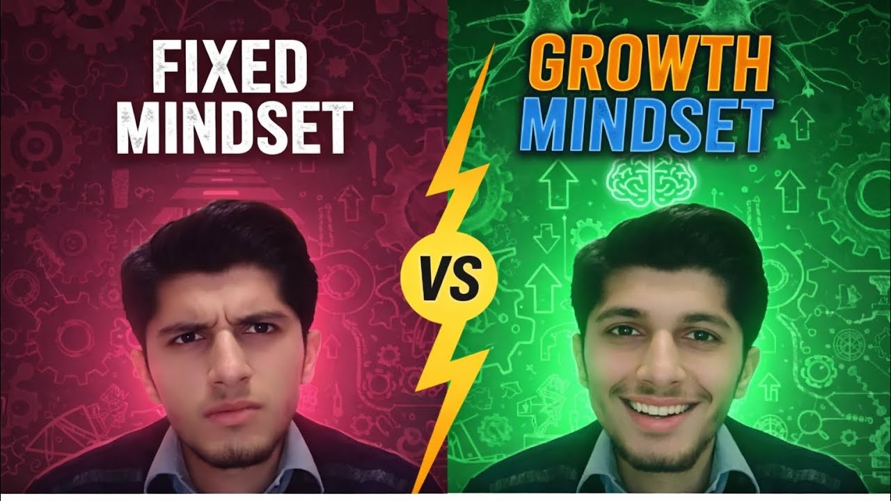 Why You Are Not Succeeding? (Fixed vs Growth Mindset⚡✨