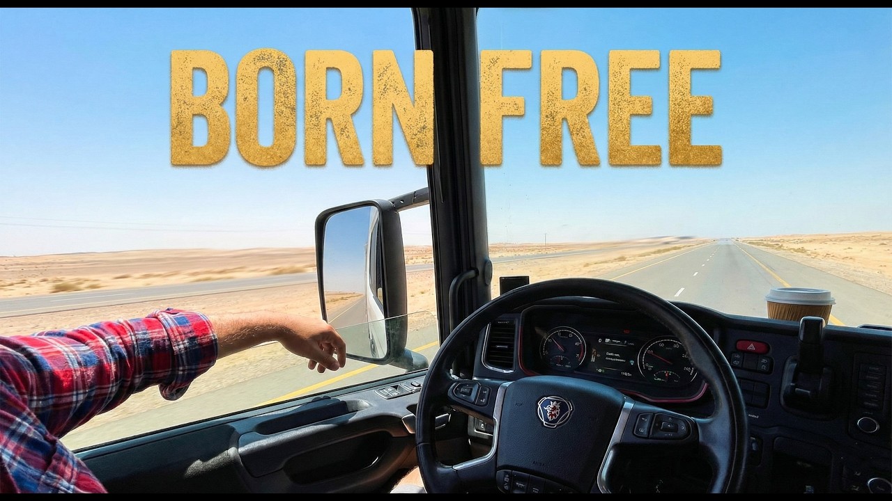 Dust & Diesel 🦅 Country Rock Trucker Anthem | Euro Truck Radio (Born Free)