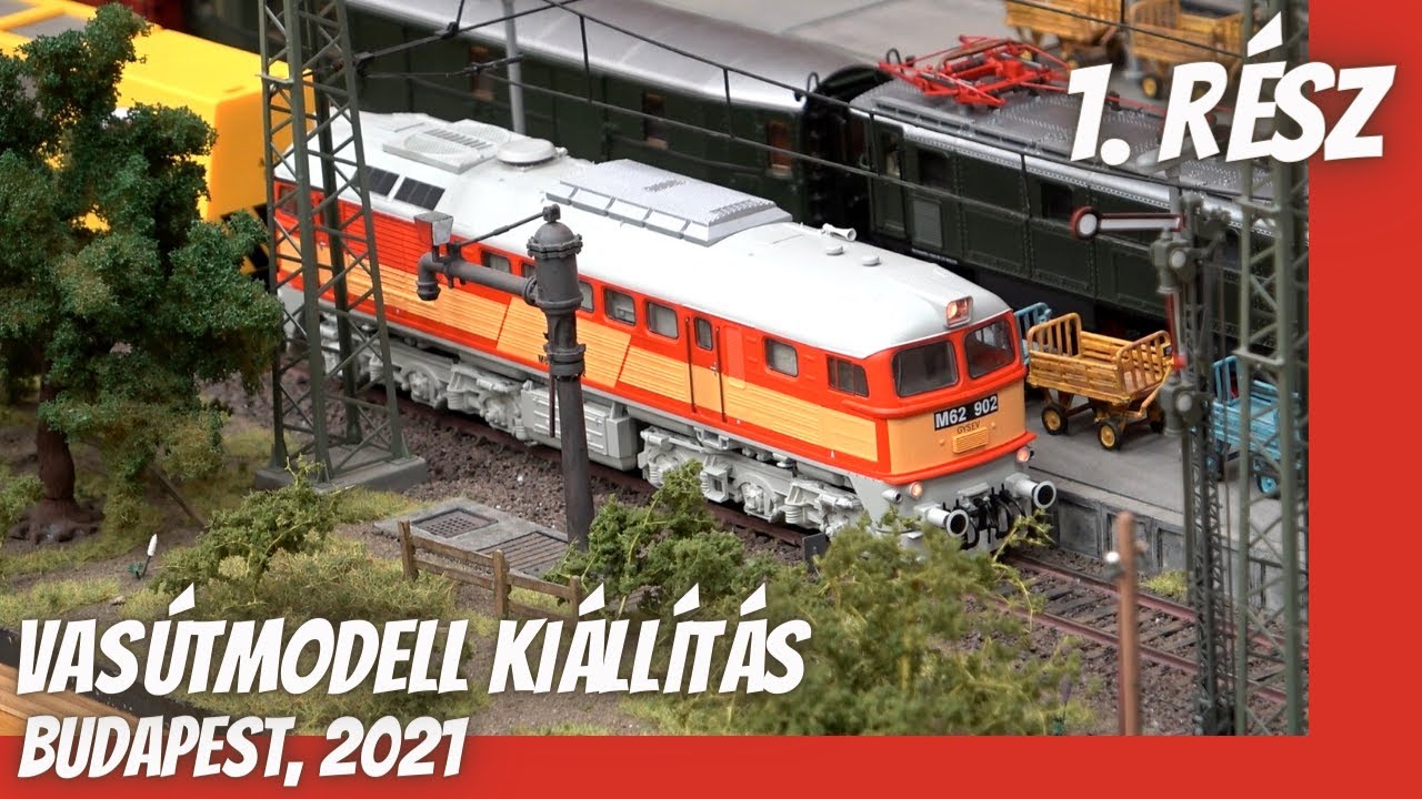 Vasútmodell kiállítás és játszóház, Budapest 2021. (1. rész)