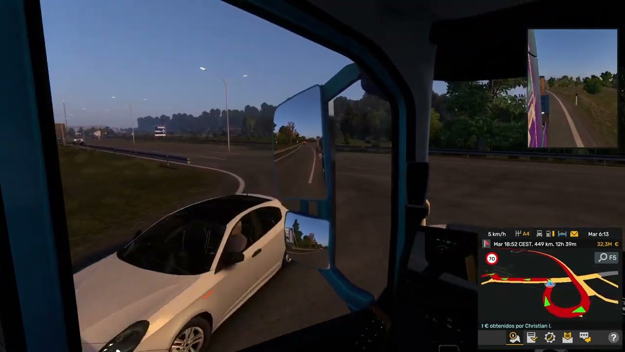 Ruta por Italia: Desde Olbia a Palermo | Volvo FH4 | Logitech G29