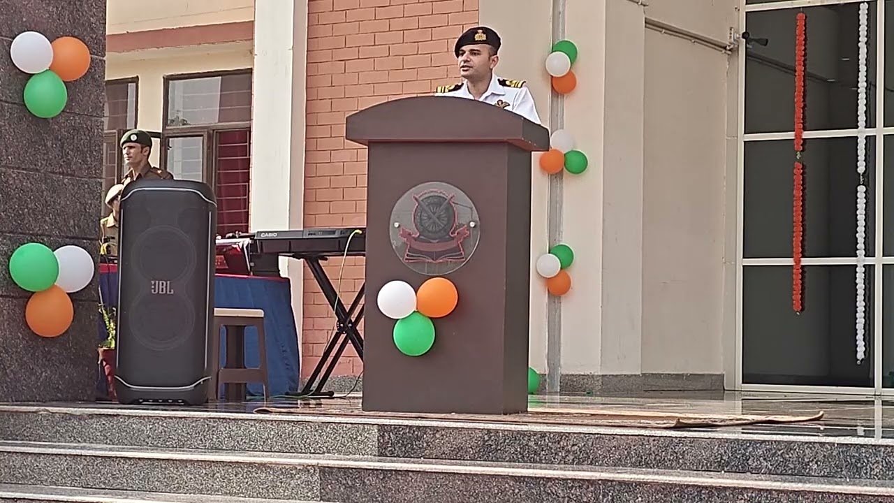 Motivational Speech by Lt Cdr Dhananjay Kumar Mishra | Independence Day Celebration 2025