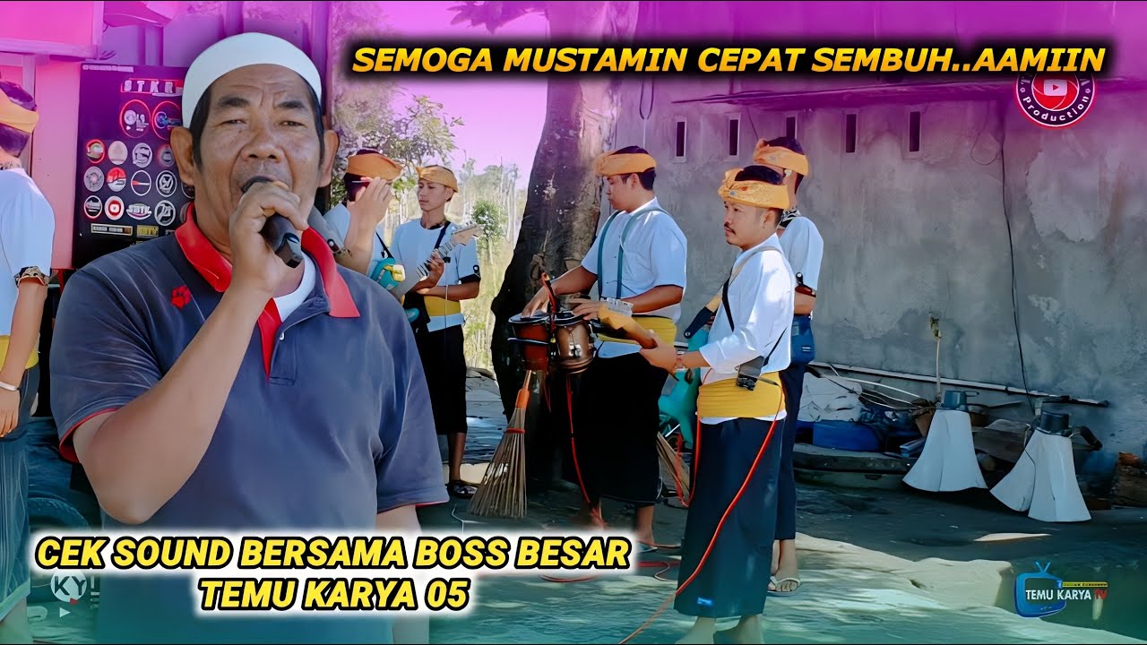 Pertama dalam sejarah..!! Moment cek sound hari ini bersama boss besar Temu karya 05