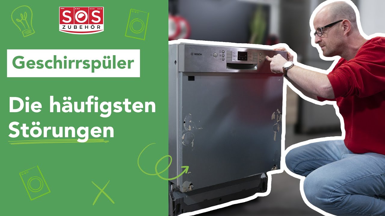 🧰 Die häufigsten Störungen bei einem Geschirrspüler